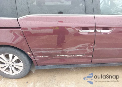 2014 Honda Odyssey Ex-L z USA, uszkodzony, nr VIN 5FNRL5H68EB127625